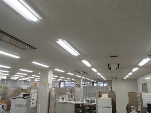 某事務所照明器具LED化工事